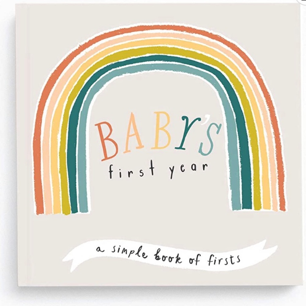 Lucy Darling Little Rainbow Baby Memory Book - First Year Journal Album